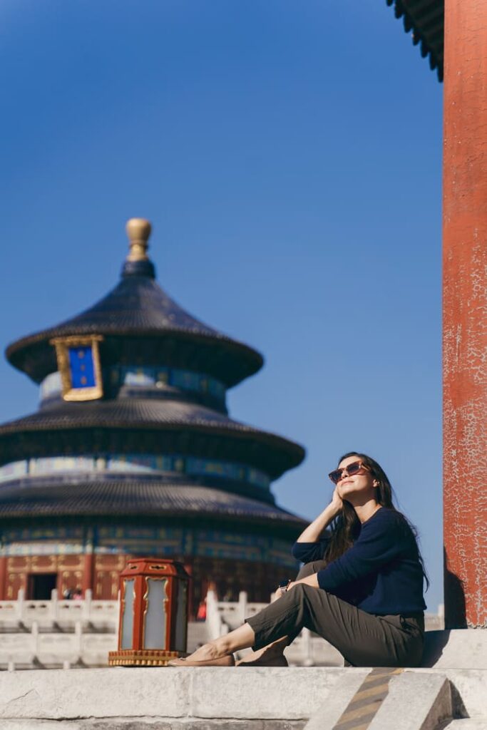 mujer en Beijín China